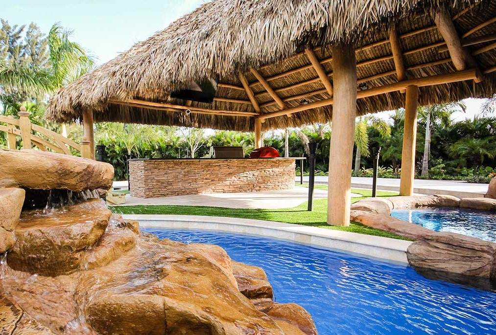 backyard tiki hut